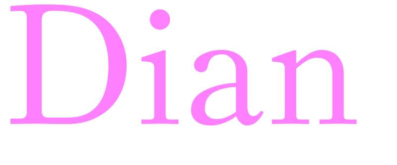 Dian - girls name