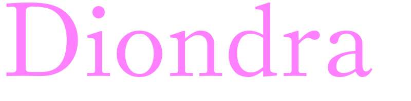 Diondra - girls name