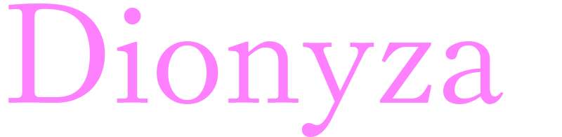 Dionyza - girls name