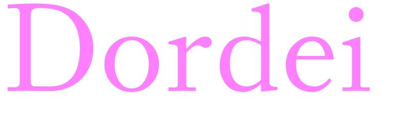 Dordei - girls name