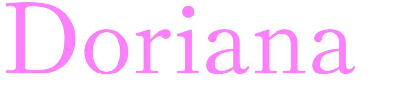 Doriana - girls name