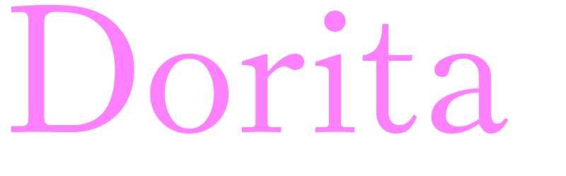 Dorita - girls name