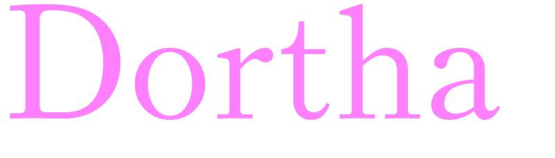 Dortha - girls name