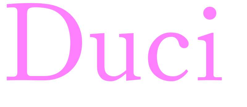 Duci - girls name