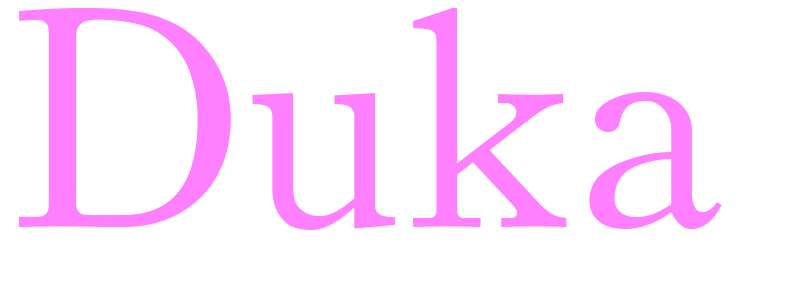 Duka - girls name