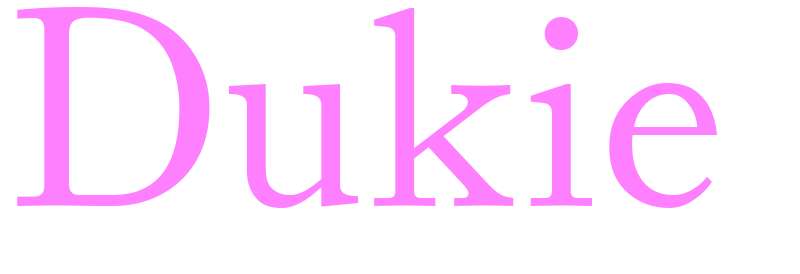 Dukie - girls name