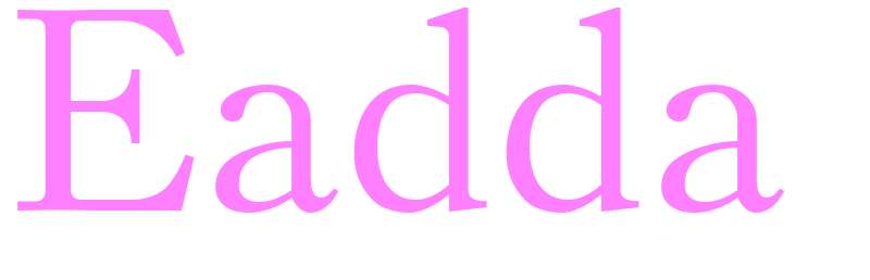 Eadda - girls name