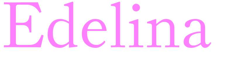 Edelina - girls name