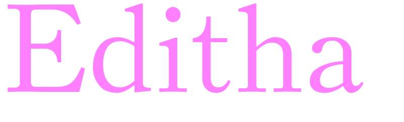 Editha - girls name