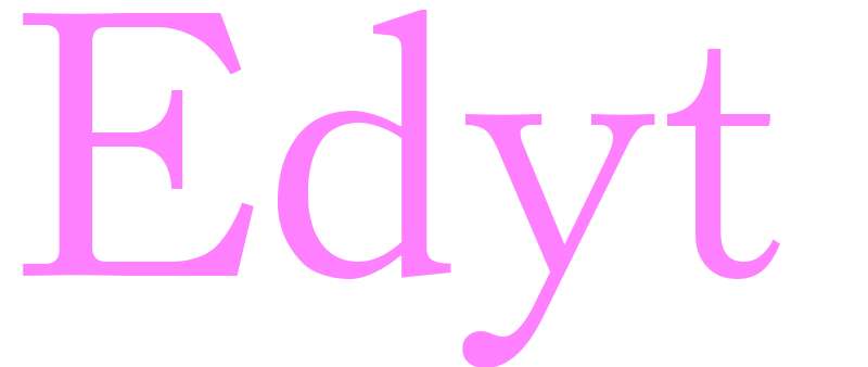 Edyt - girls name