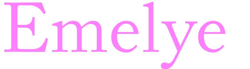 Emelye - girls name