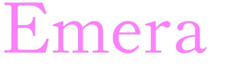 Emera - girls name