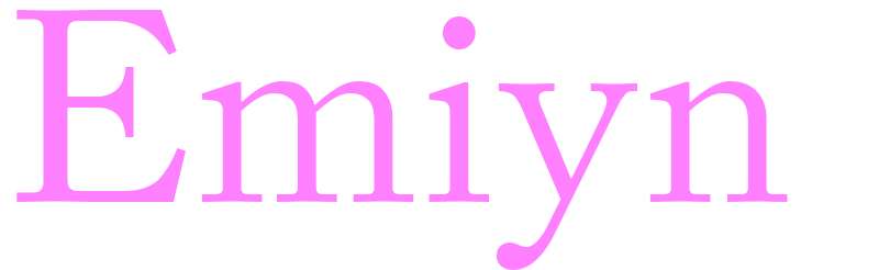 Emiyn - girls name