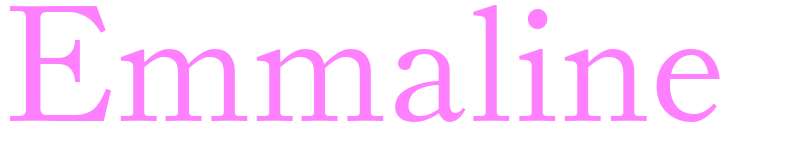 Emmaline - girls name