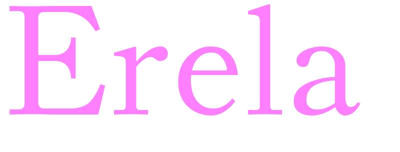 Erela - girls name