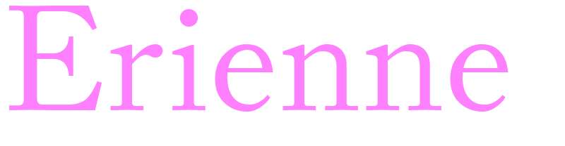 Erienne - girls name