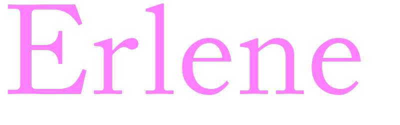 Erlene - girls name