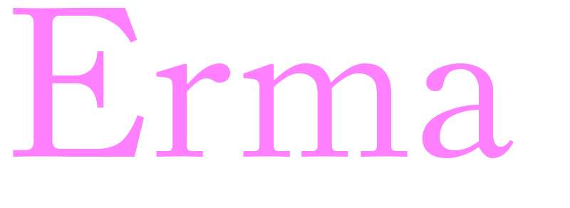 Erma - girls name