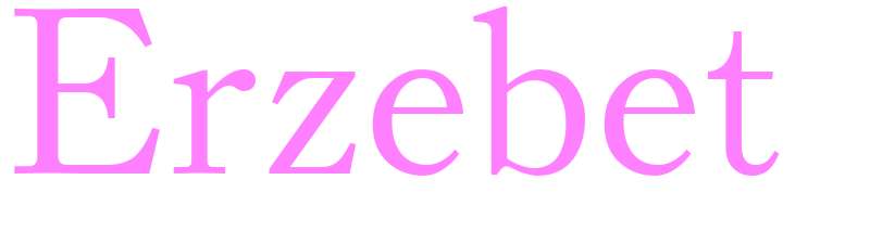 Erzebet - girls name