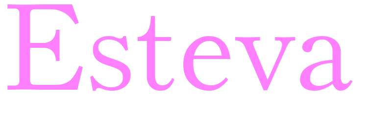 Esteva - girls name