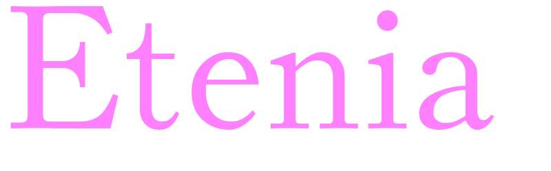 Etenia - girls name