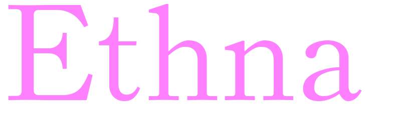 Ethna - girls name