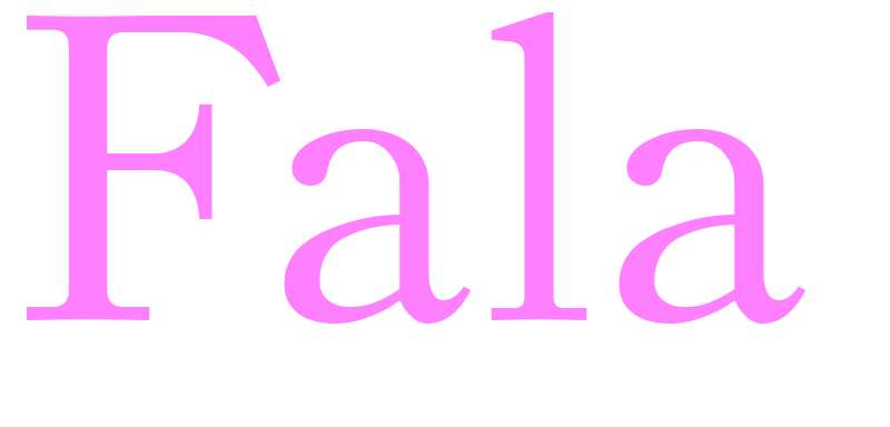 Fala - girls name