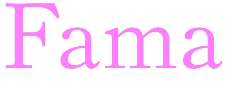 Fama - girls name