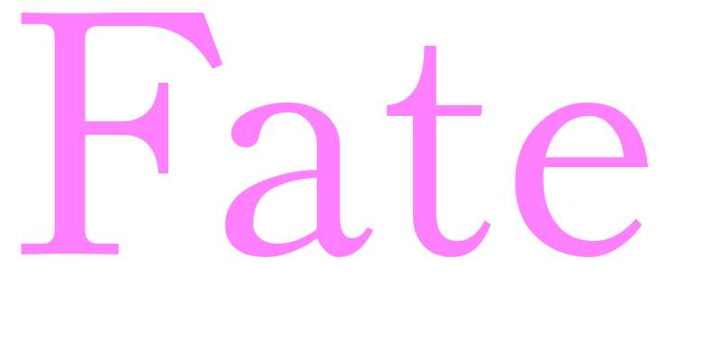 Fate - girls name