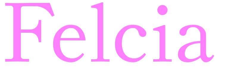 Felcia - girls name