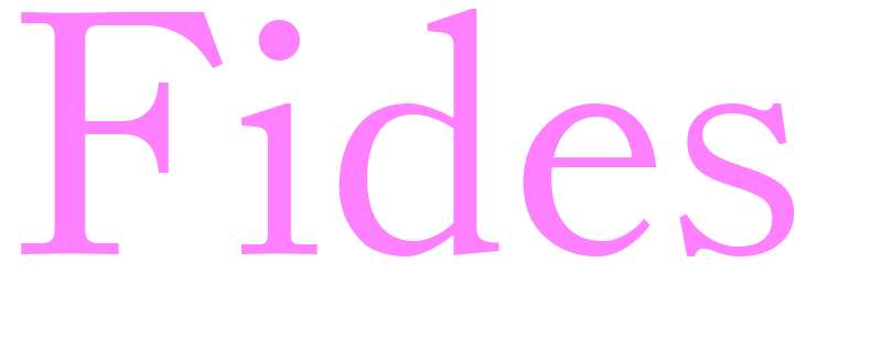 Fides - girls name