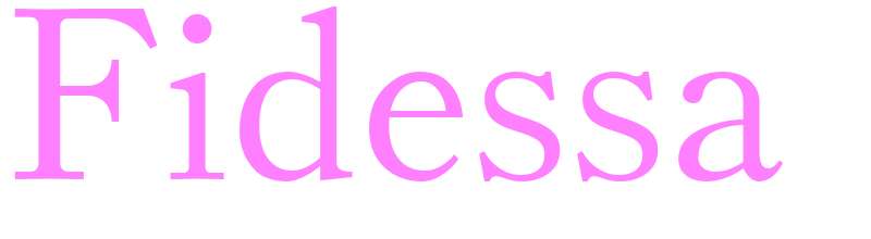 Fidessa - girls name