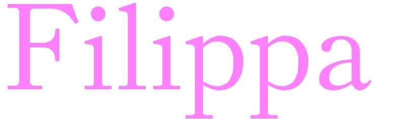 Filippa - girls name