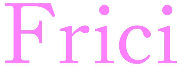 Frici - girls name