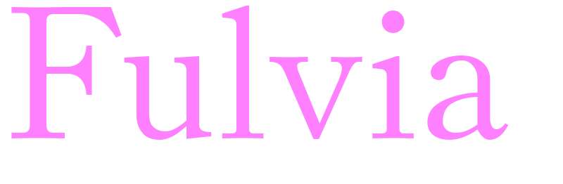 Fulvia - girls name