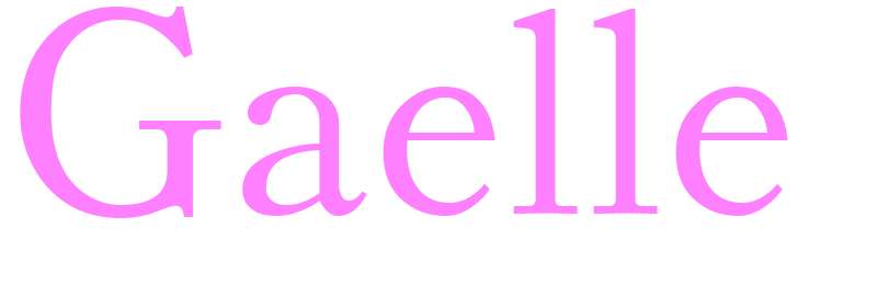 Gaelle - girls name