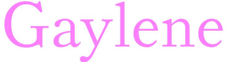 Gaylene - girls name