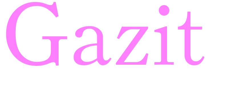 Gazit - girls name