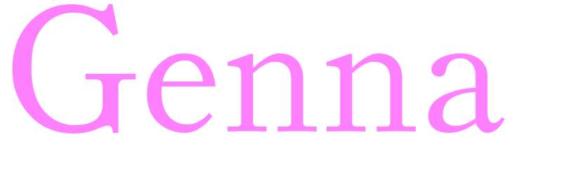 Genna - girls name