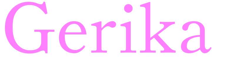 Gerika - girls name