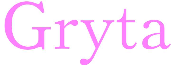 Gryta - girls name