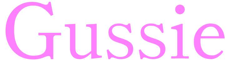 Gussie - girls name