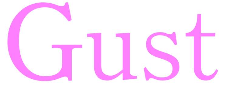 Gust - girls name