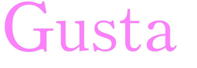 Gusta - girls name