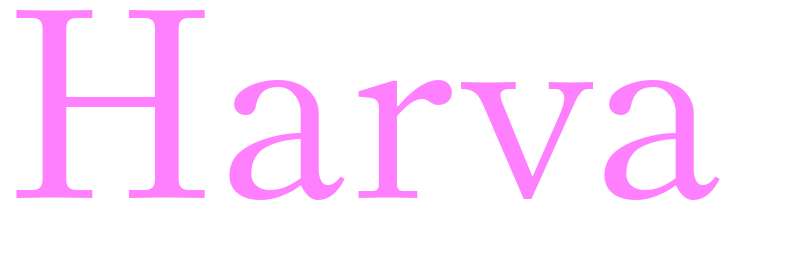 Harva - girls name