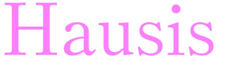 Hausis - girls name