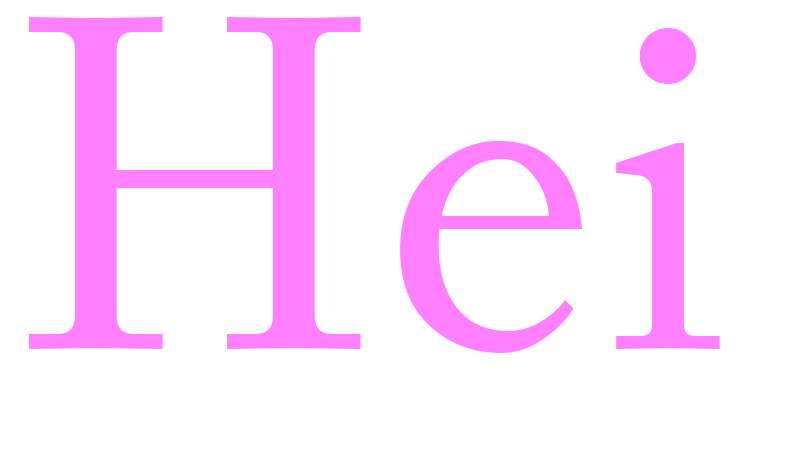 Hei - girls name