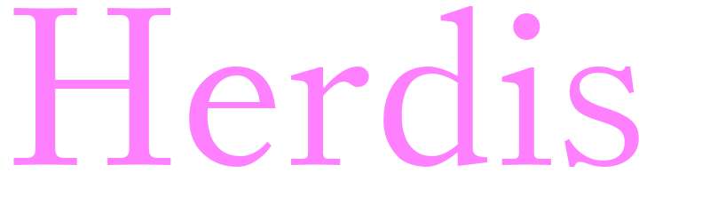 Herdis - girls name