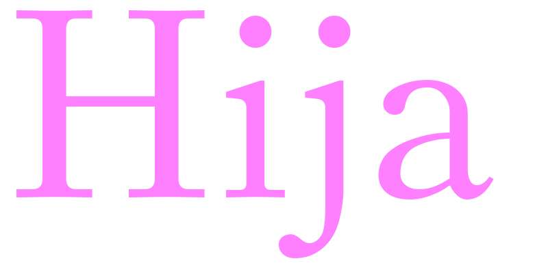 Hija - girls name