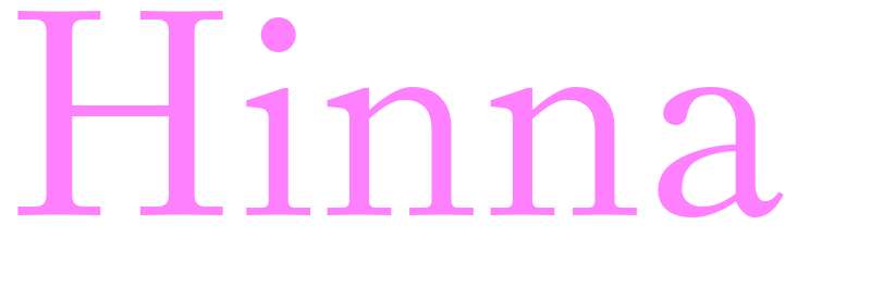 Hinna - girls name